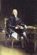 Francois Pascal Simon Gerard Portrait of French stateman Charles Maurice Talleyrand oil painting artist